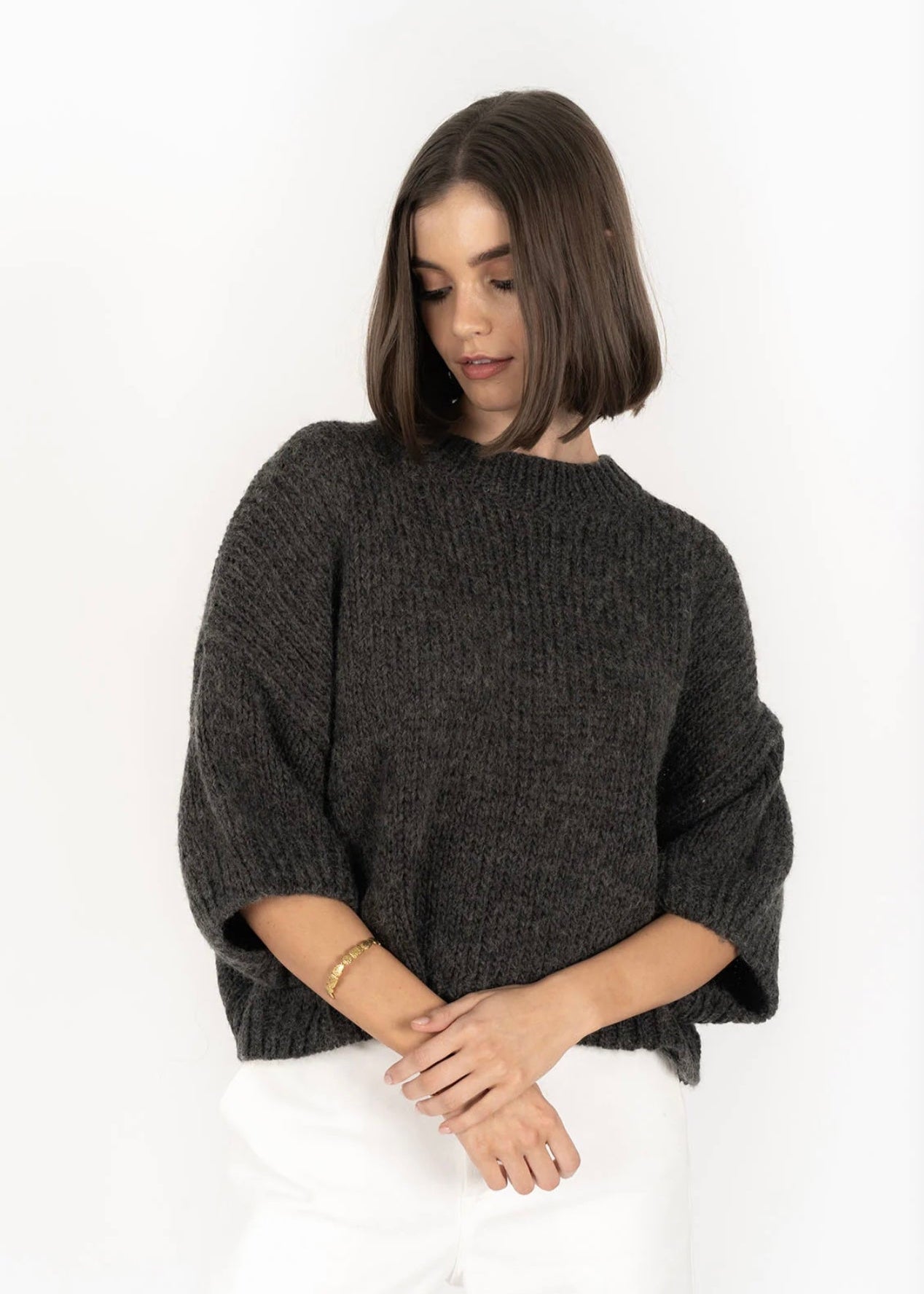 Alora Top ~ Charcoal