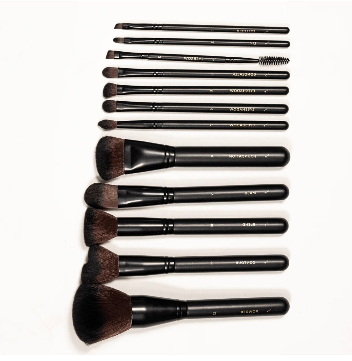 Vegan Brush Collection ~ 12 piece