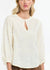Meredith X Stitch Top ~ Cream