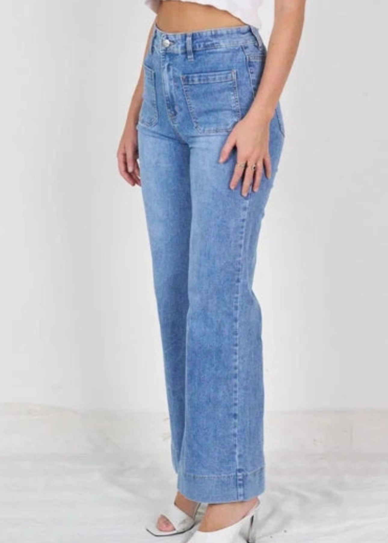 Nora Wide Leg Jeans ~ Denim