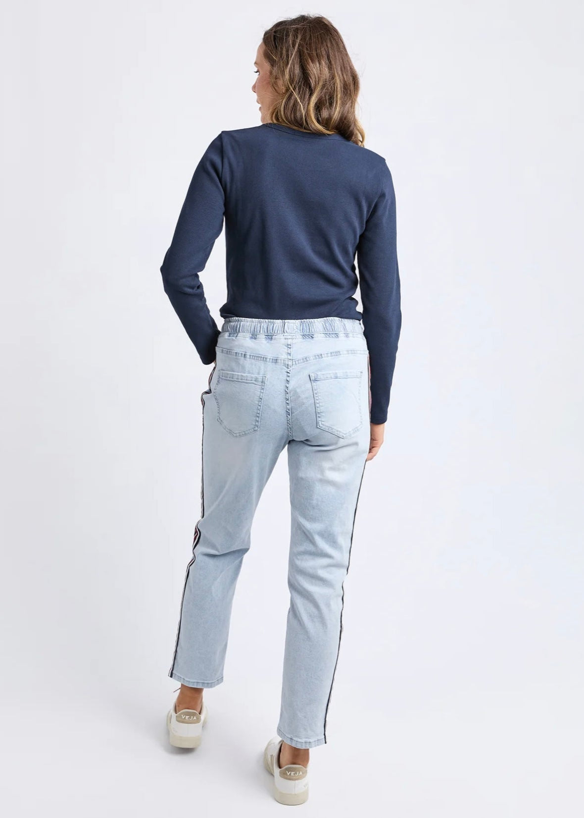 Juliette Taped Jogger ~ Vintage Blue