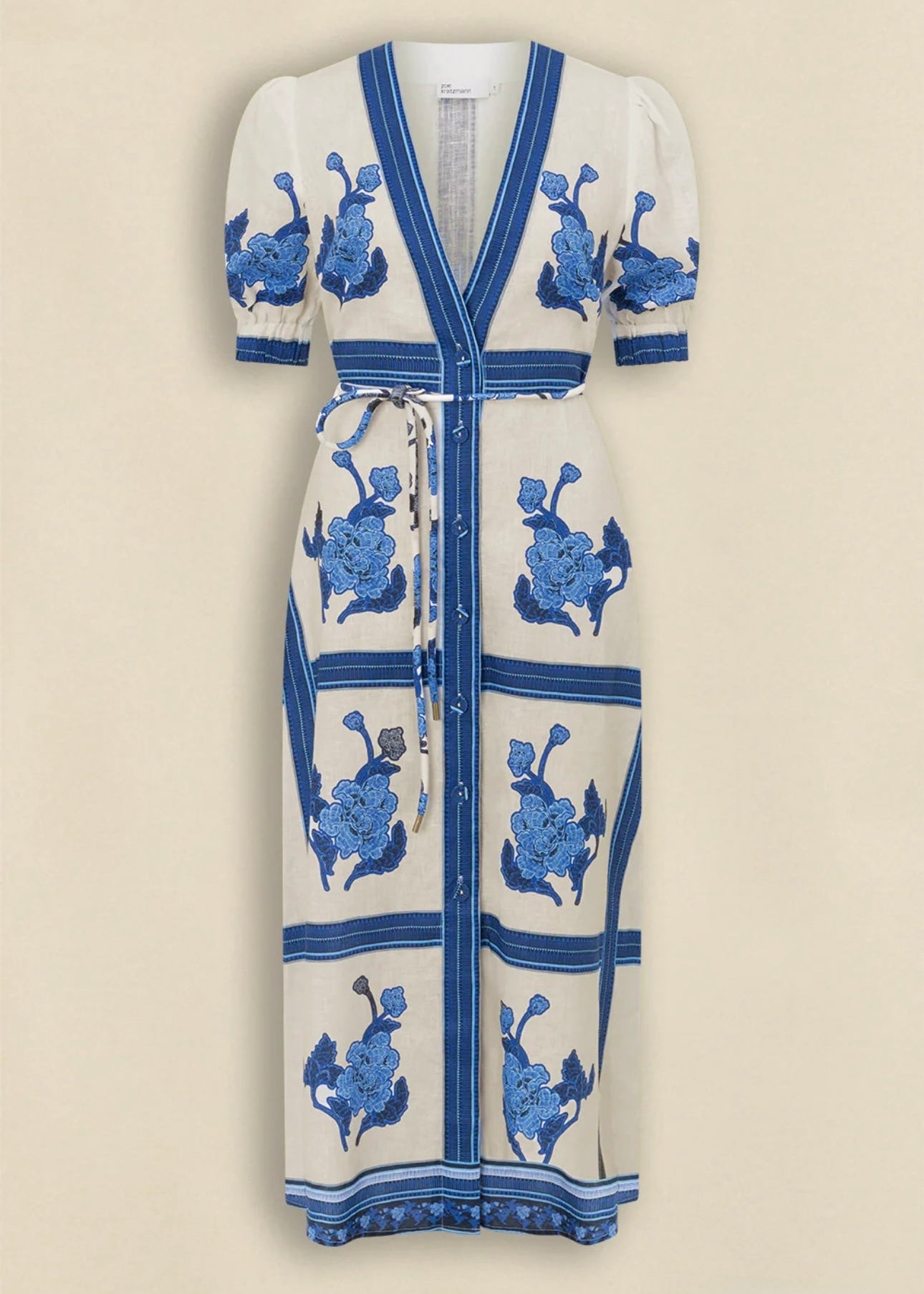 Portrait Dress ~ Azure Collage