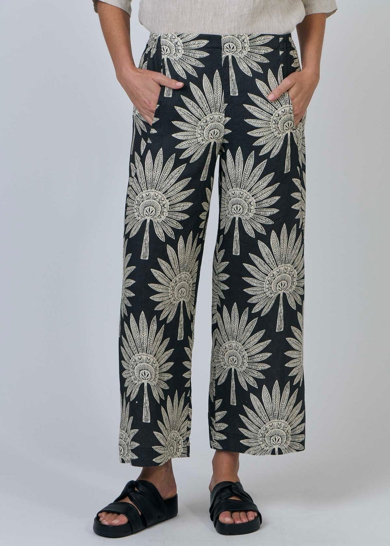 Linen Pant ~ Date Palm