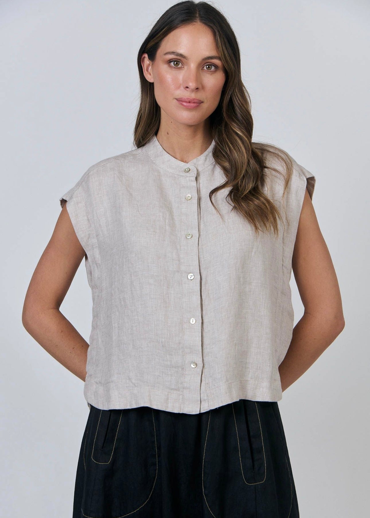 Linen Shirt ~ Dune