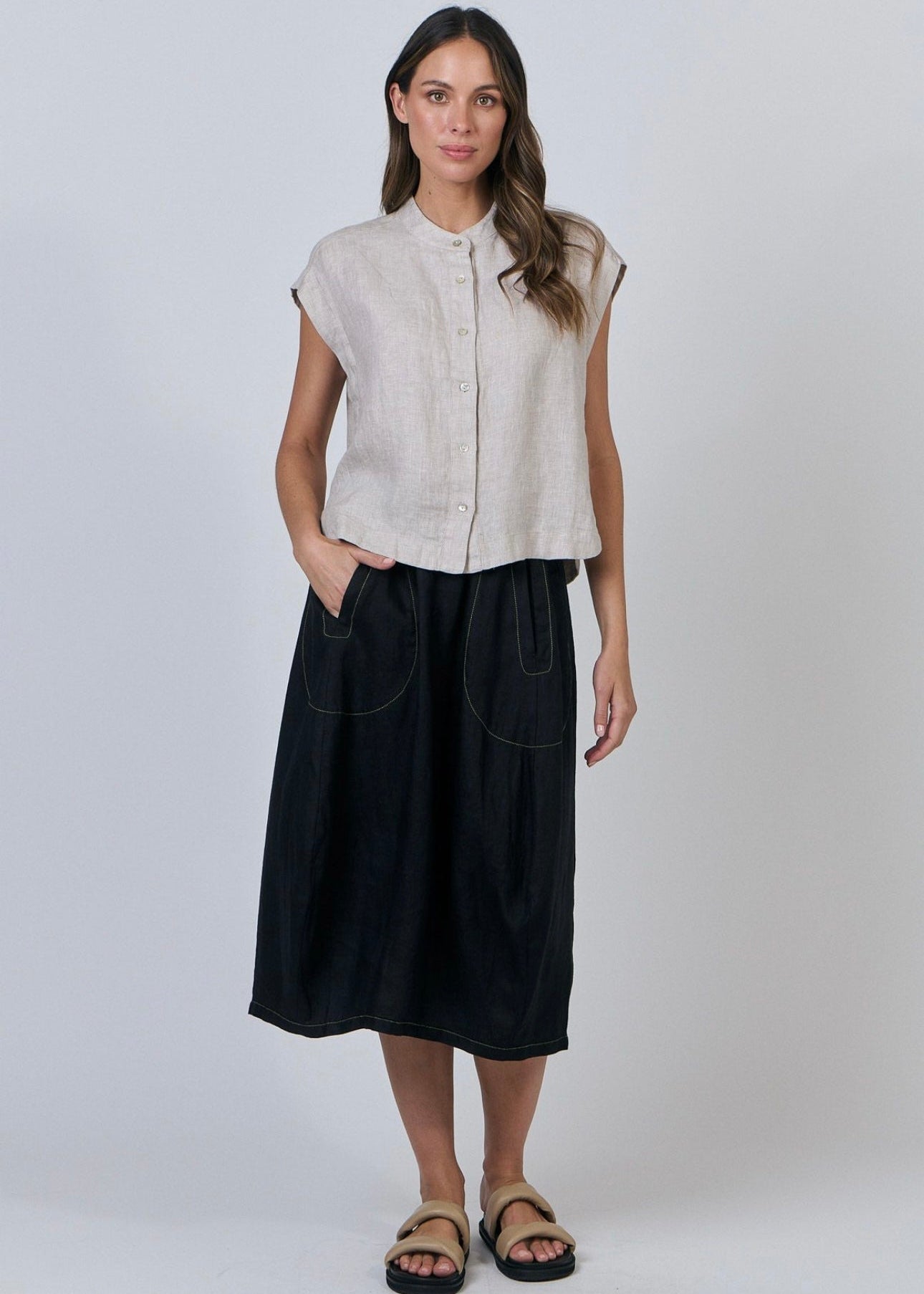 Linen Shirt ~ Dune