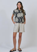 Linen Shirt ~ Date Palm