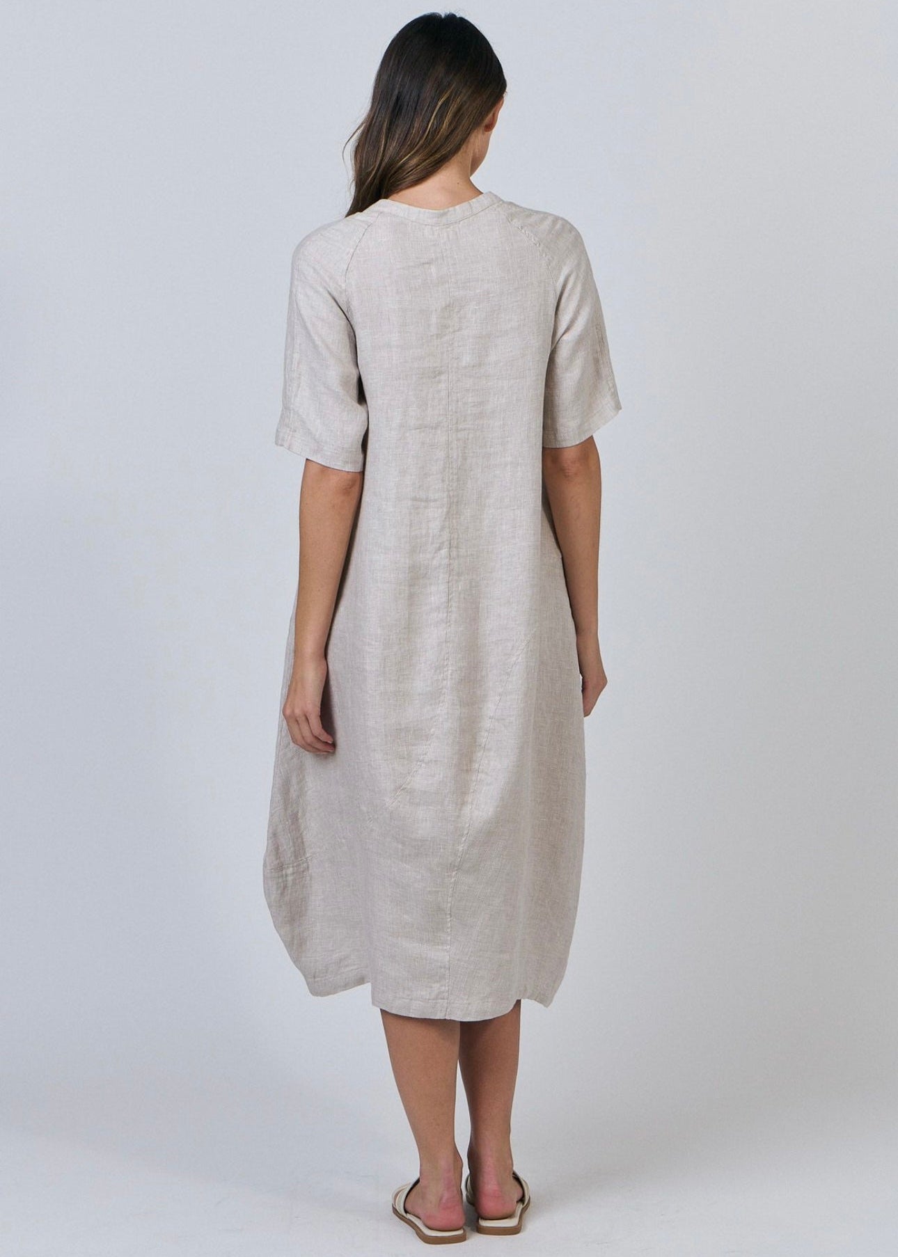 Linen Dress ~ Dune