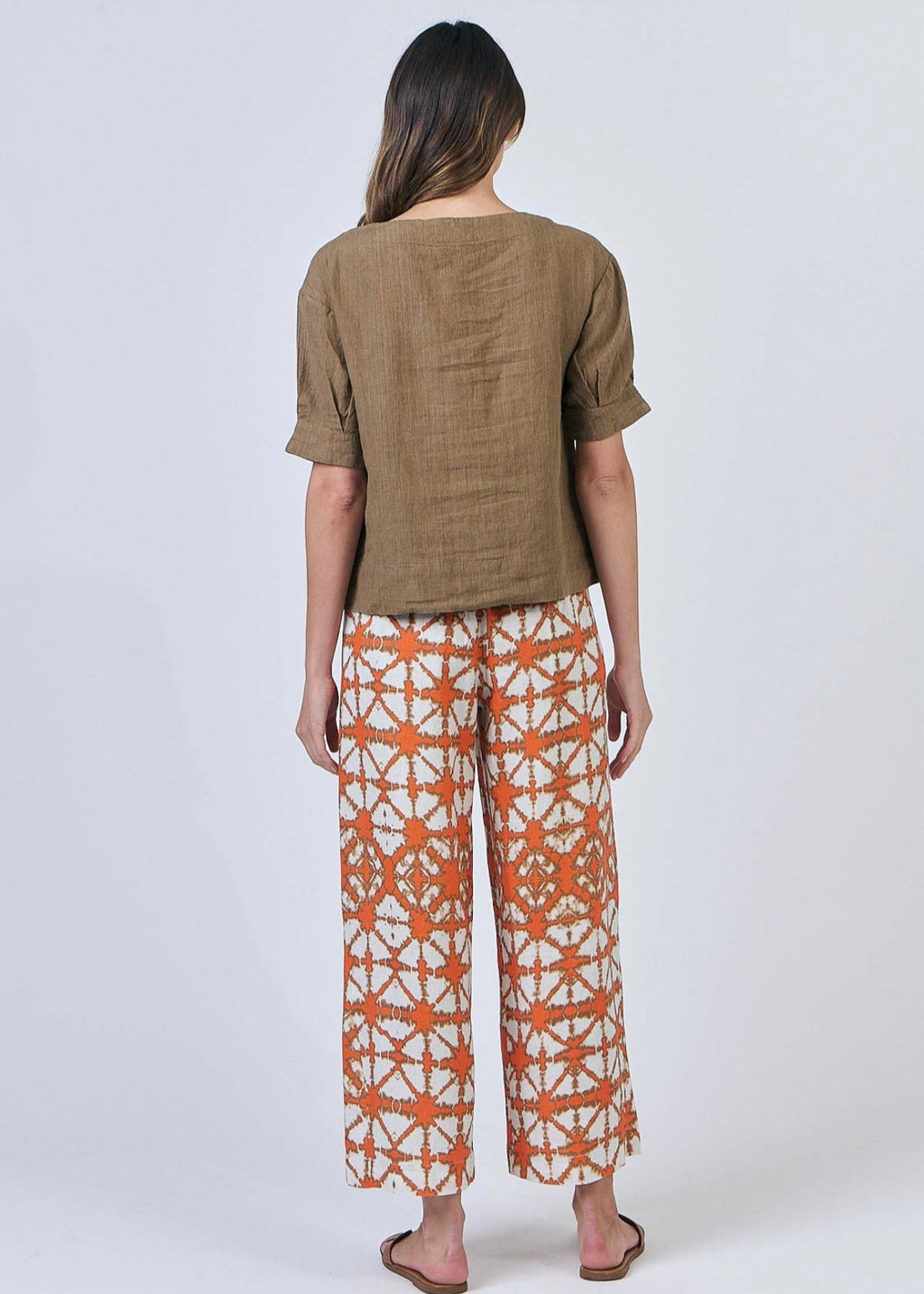 Linen Top ~ Tobacco