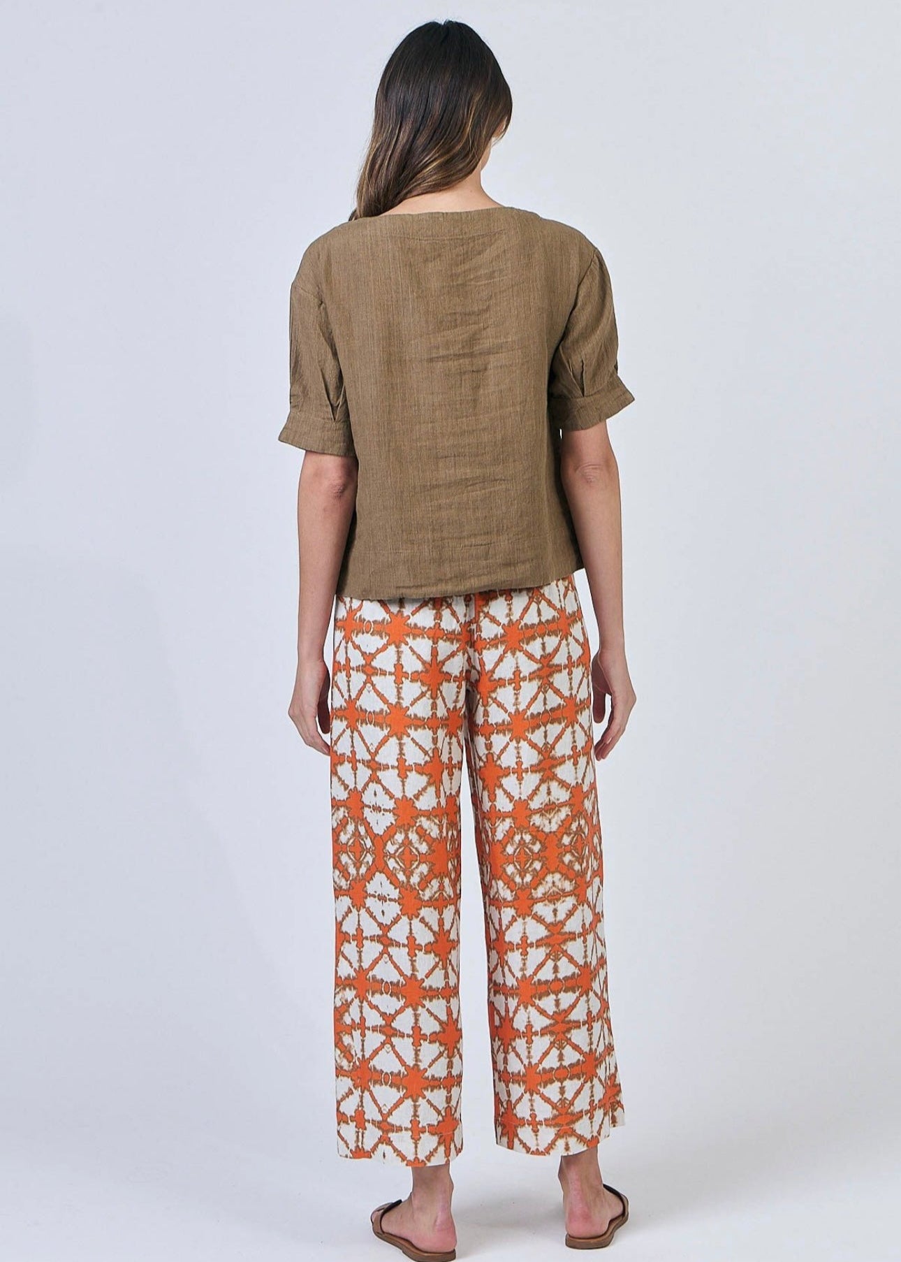 Linen Top ~ Tobacco