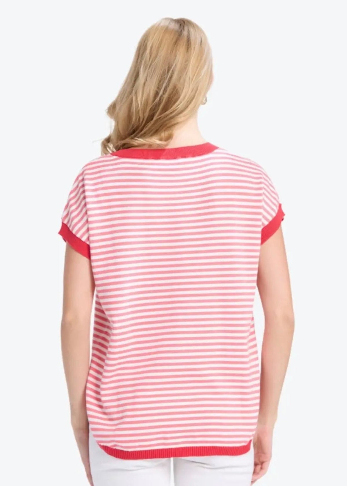 Laneway Top ~ Pink Stripe