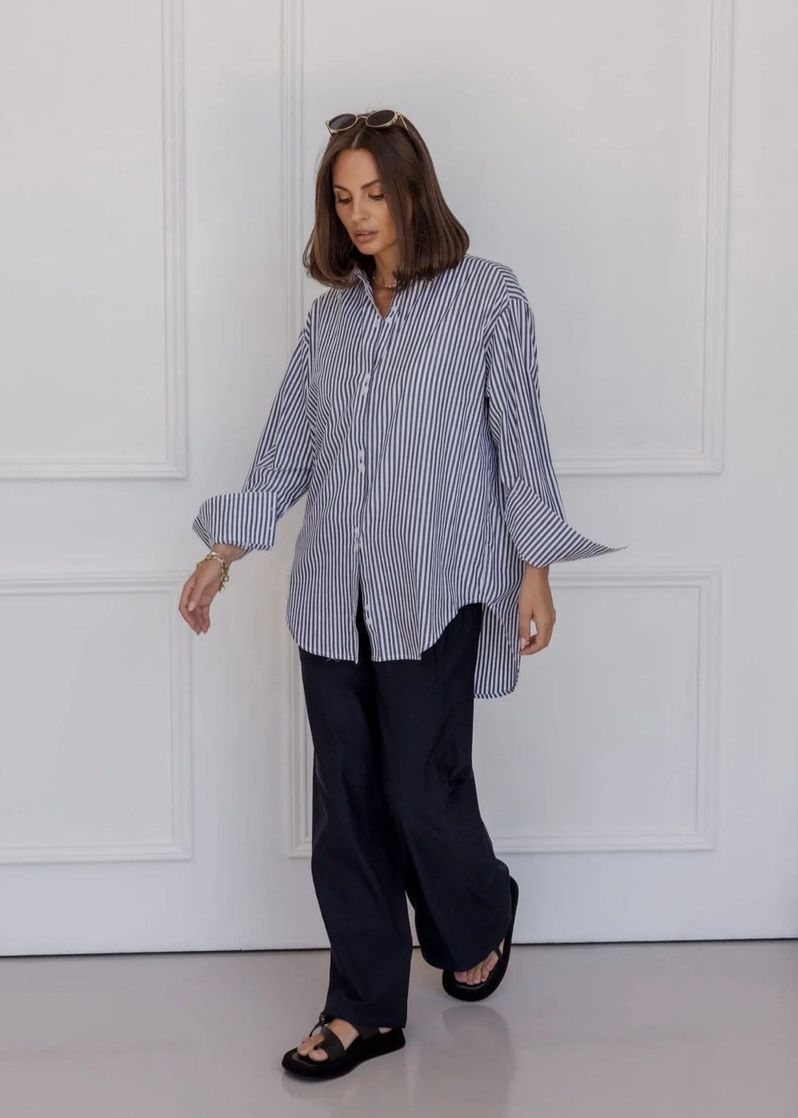 Austin Shirt ~ Navy Stripe