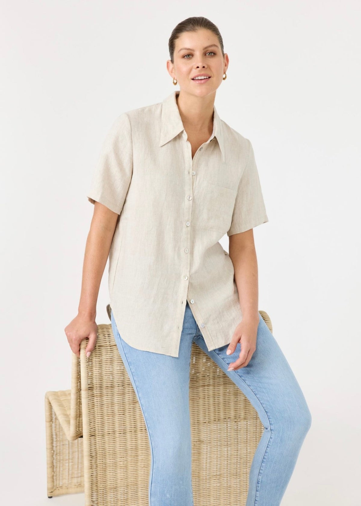 Studio Short Sleeve Shirt ~ Dune