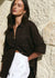 Optimum Linen Oversized Shirt ~ Chocolate