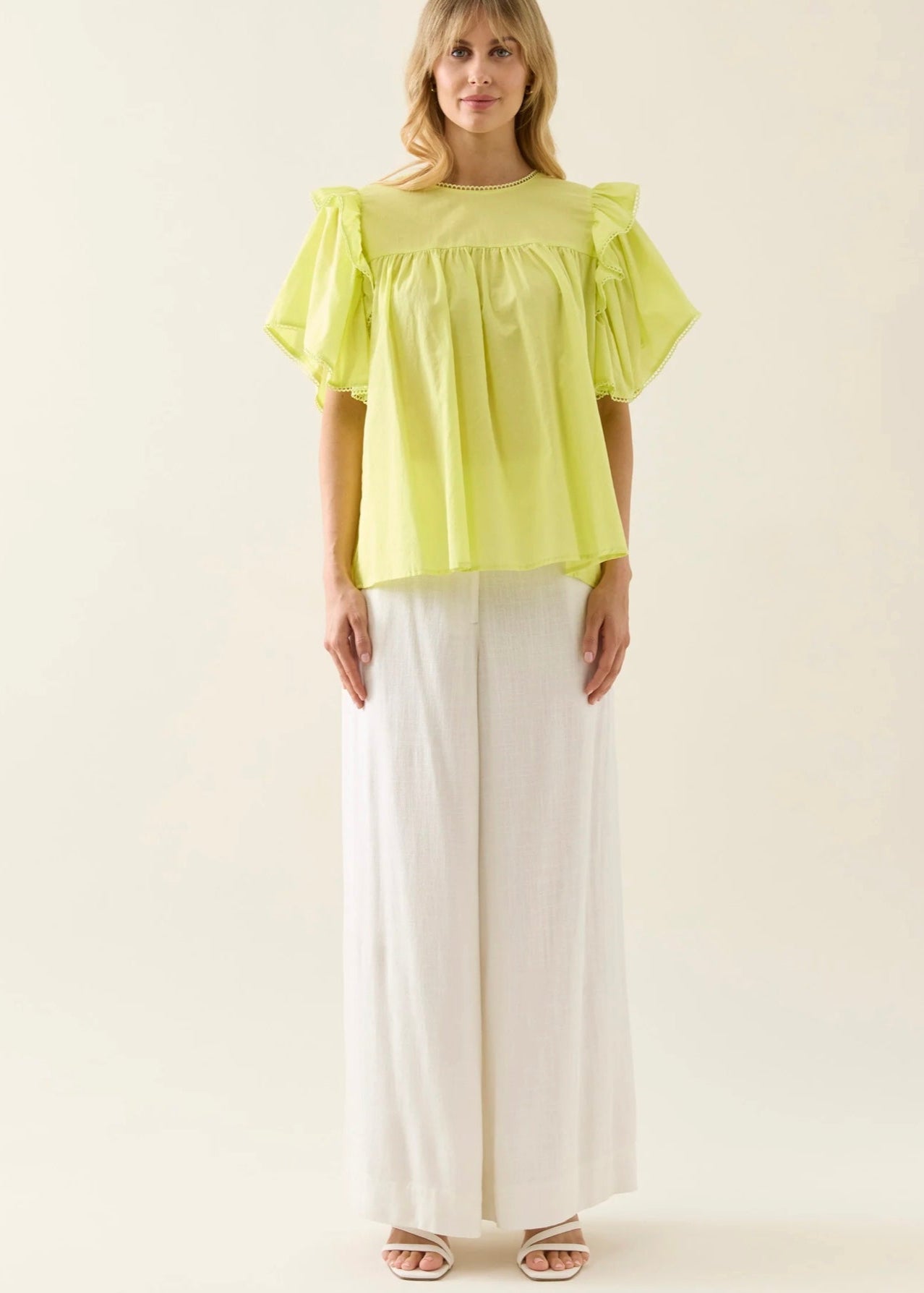 Aurora Frill Top ~ Pomelo