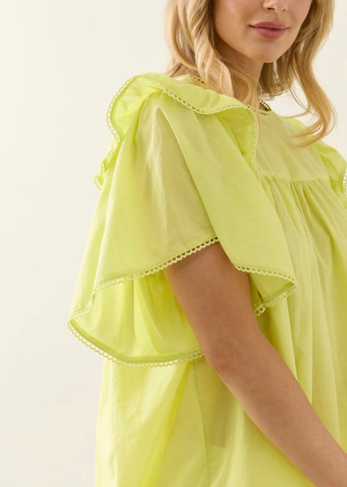 Aurora Frill Top ~ Pomelo