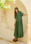 Aurora Pleat Maxi ~ Myrtle