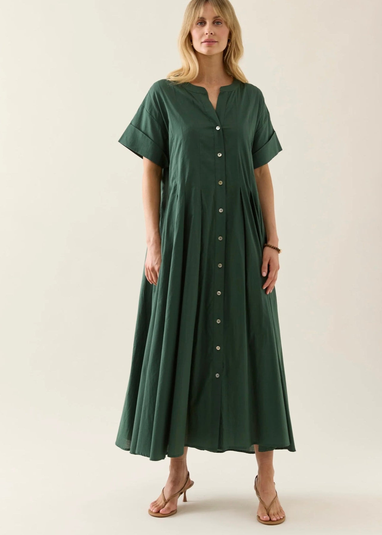 Aurora Pleat Maxi ~ Myrtle