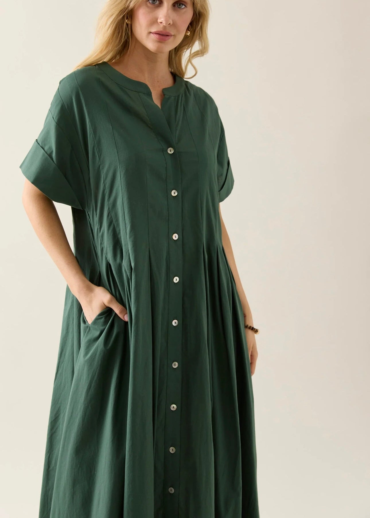 Aurora Pleat Maxi ~ Myrtle