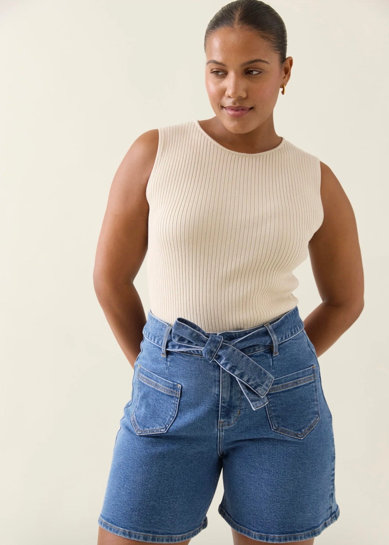 Margot Denim Short ~ Denim