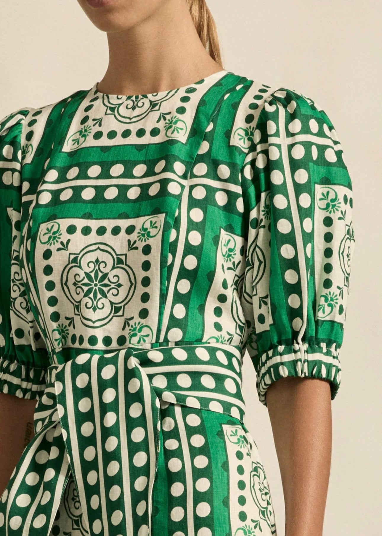 Wander Dress ~ Parrot Scarf