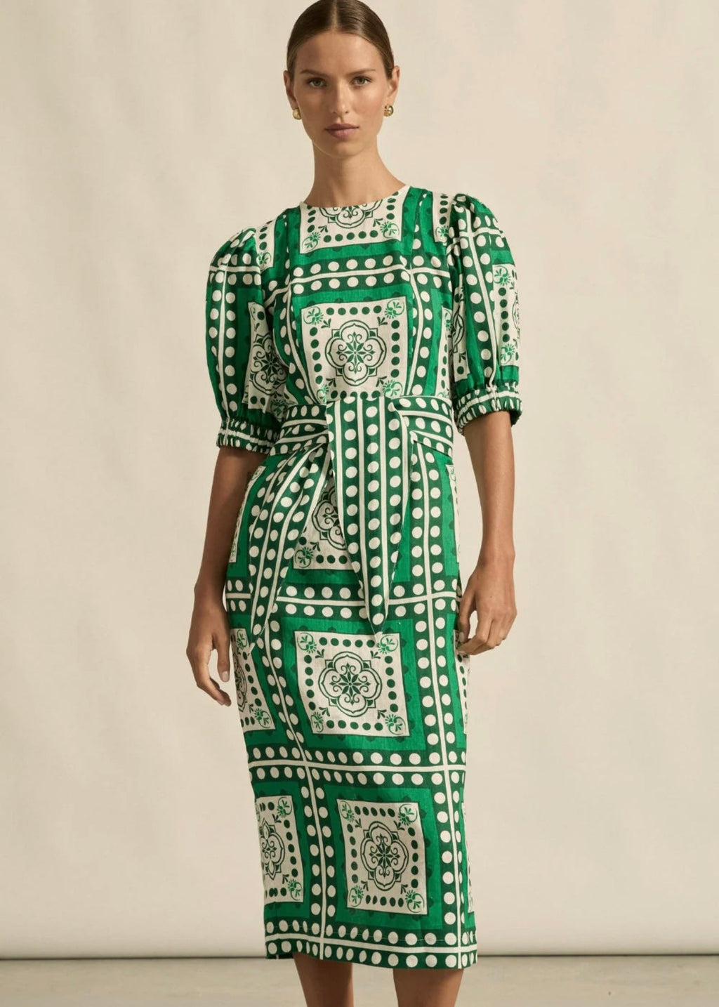 Wander Dress ~ Parrot Scarf