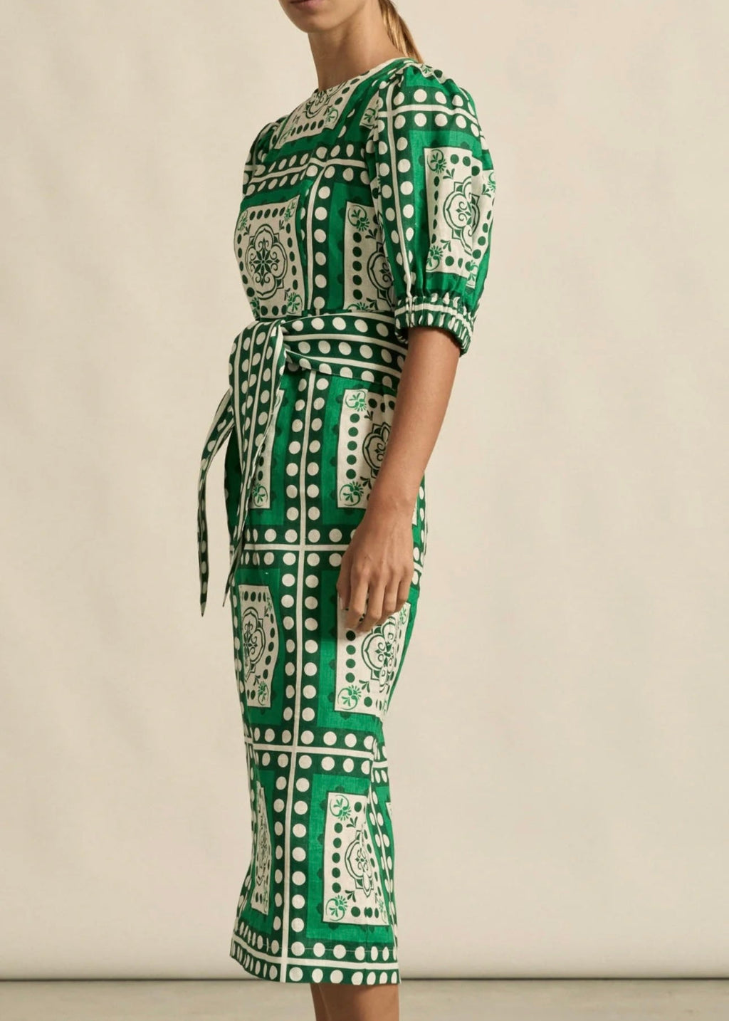 Wander Dress ~ Parrot Scarf