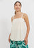 Santos Convertible Tank ~ Bisque