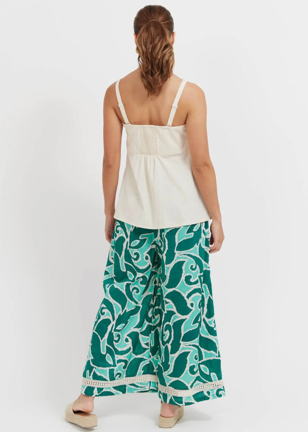 Santos Convertible Tank ~ Bisque