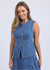 Abbott Vest ~ Denim