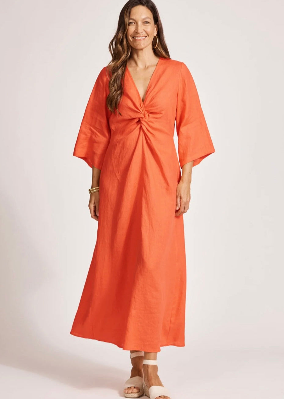 Miramar Twist Maxi ~ Coral