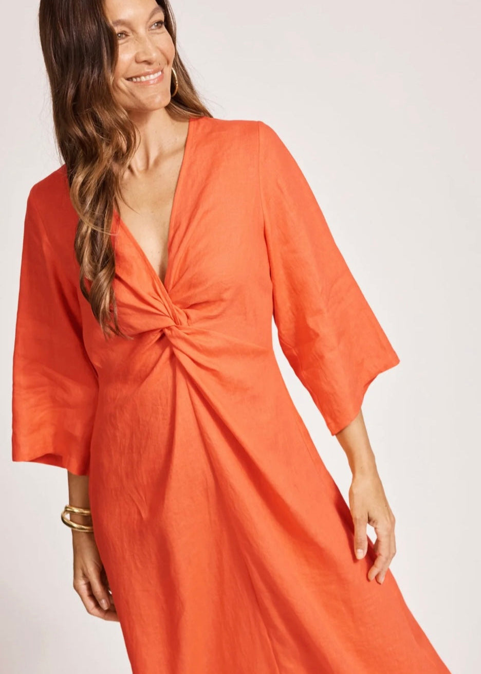 Miramar Twist Maxi ~ Coral