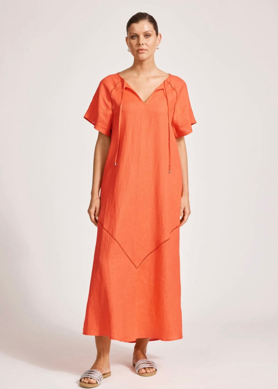 Miramar Maxi Dress ~ Coral