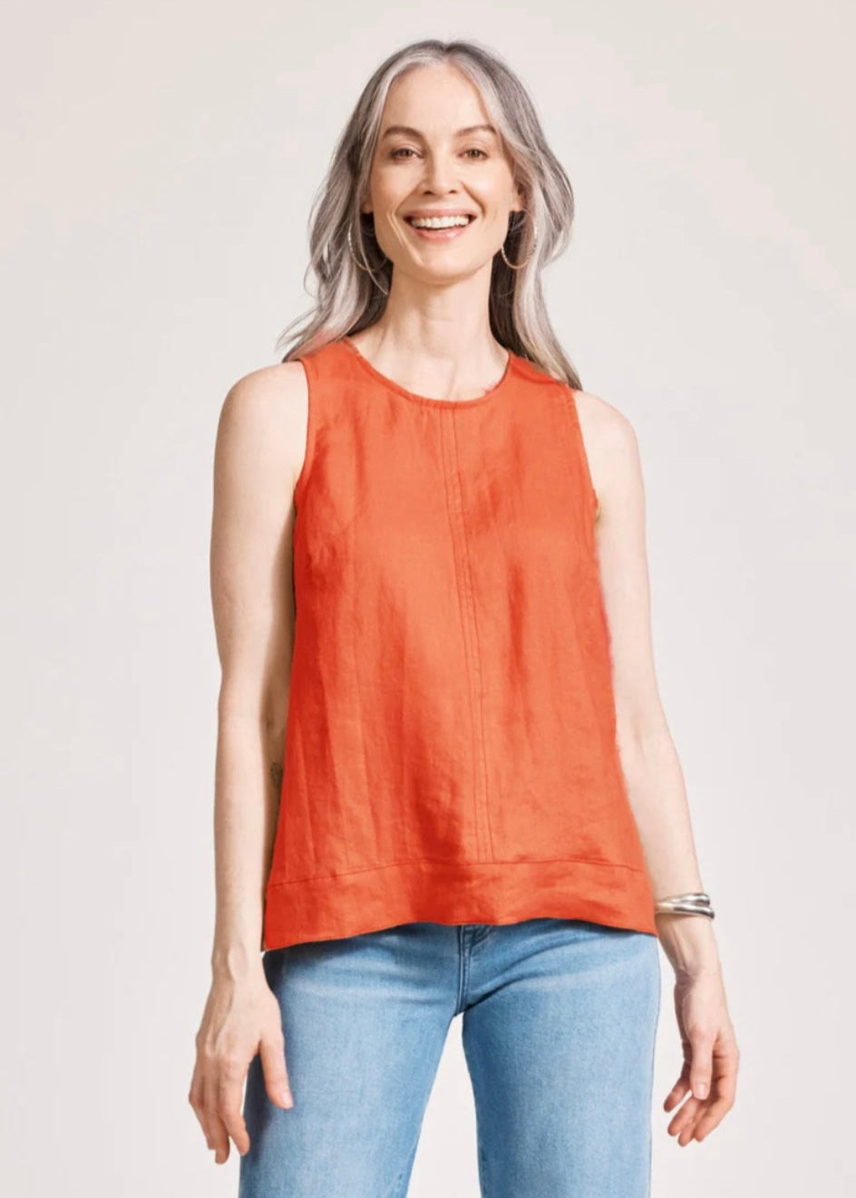 Miramar Tank Top ~ Coral
