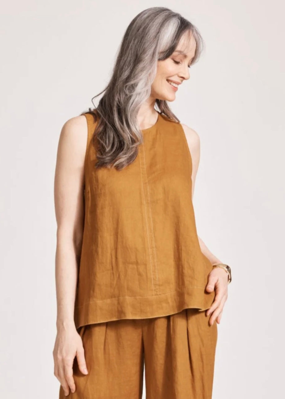 Miramar Tank Top ~ Caramel