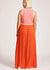 Alegria Spliced Maxi Dress ~ Cameo/Coral