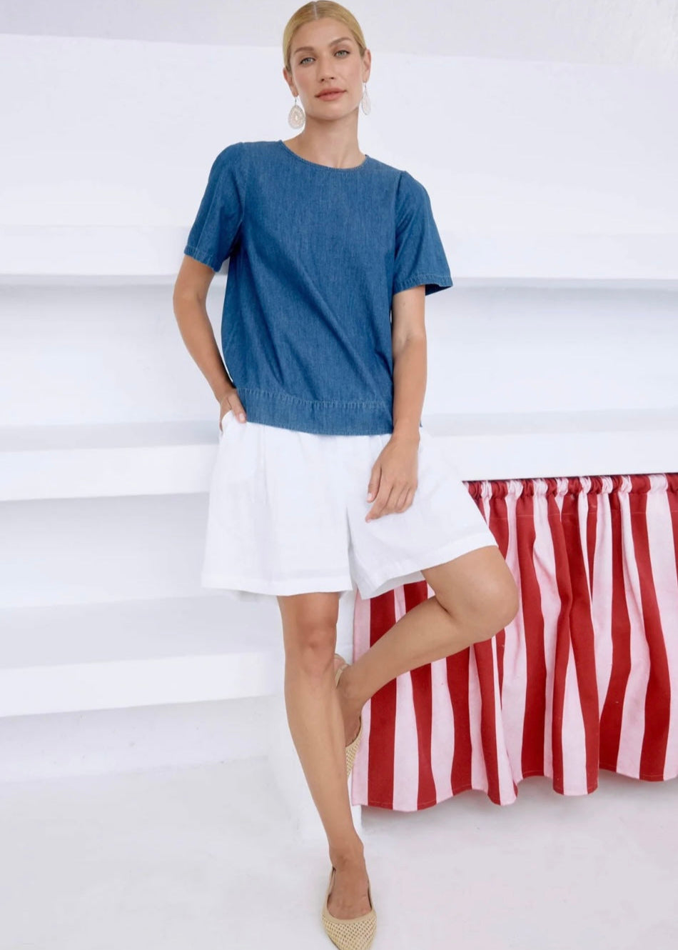 Miramar Shorts ~ White