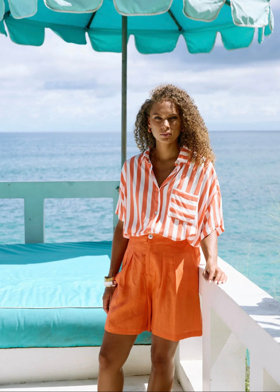 Miramar Shorts ~ Coral