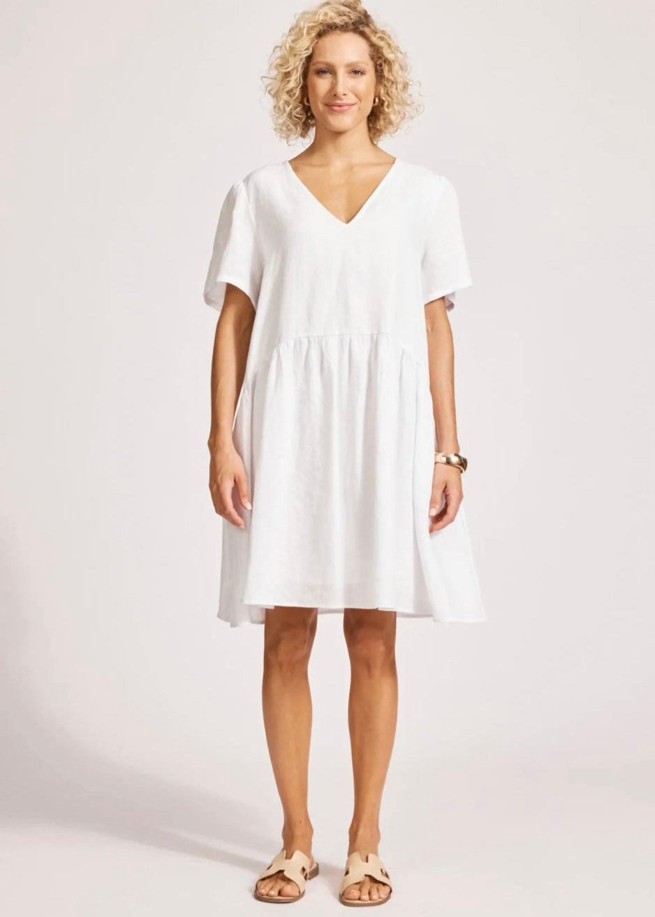 Miramar Midi Dress ~ White