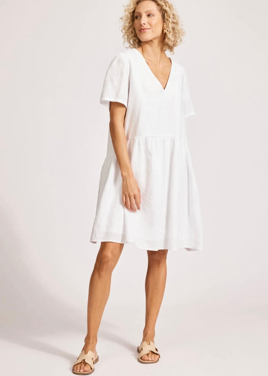 Miramar Midi Dress ~ White