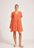Miramar Midi Dress ~ Coral