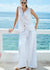 Miramar Palazzo Pant ~ White