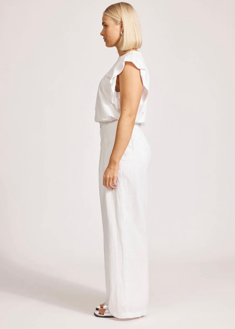 Miramar Palazzo Pant ~ White
