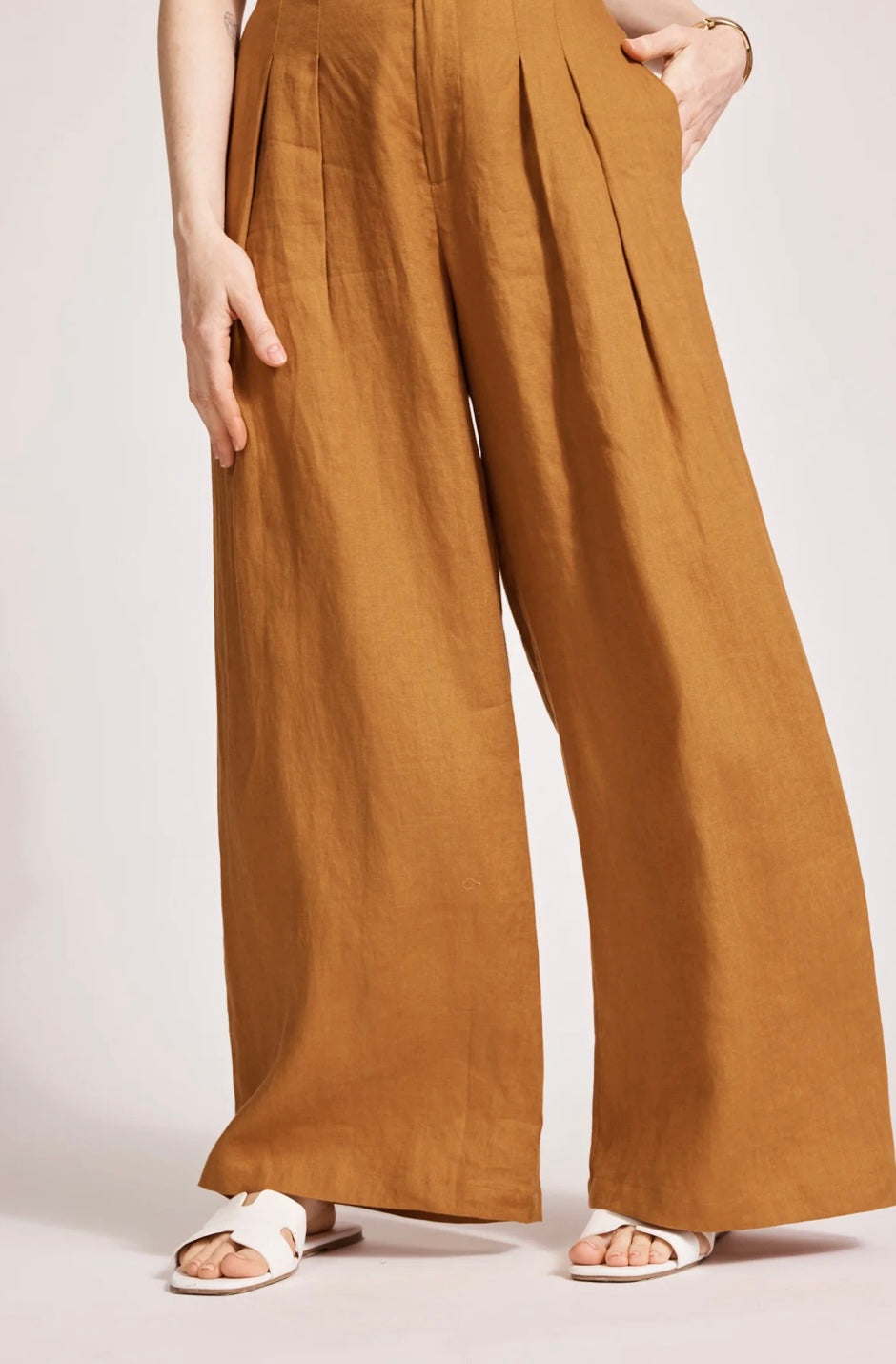 Miramar Palazzo Pant ~ Caramel