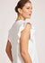 Francia Frill Tank ~ White