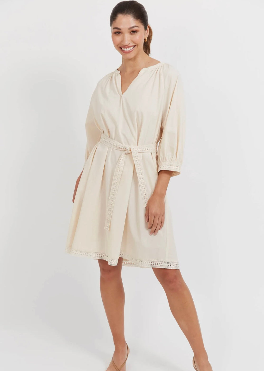 Santos Dress ~ Bisque