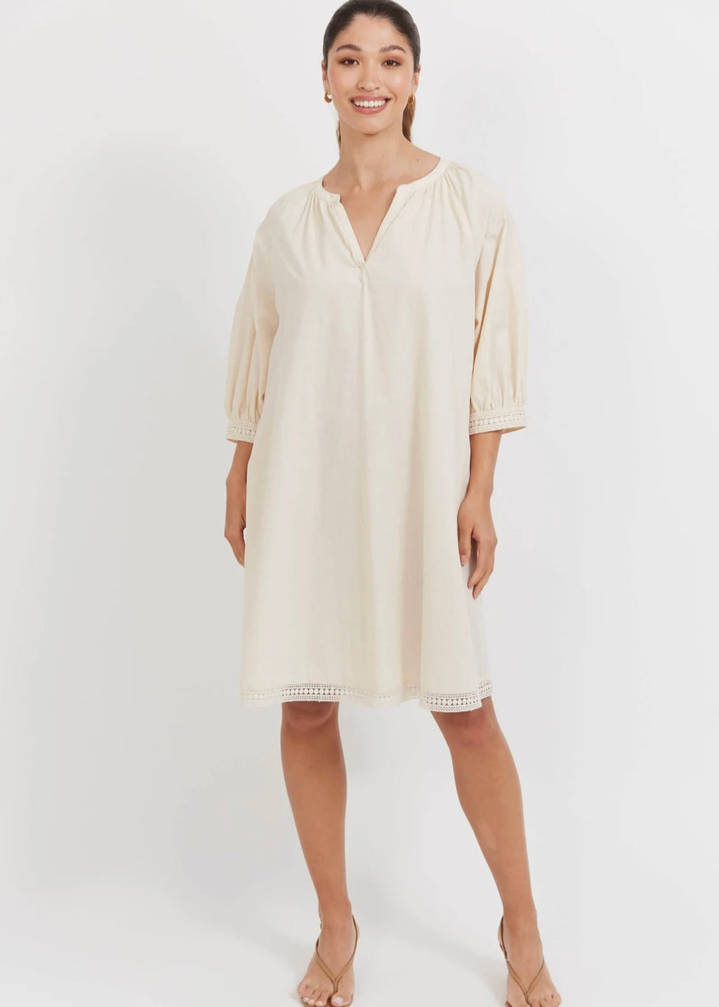 Santos Dress ~ Bisque