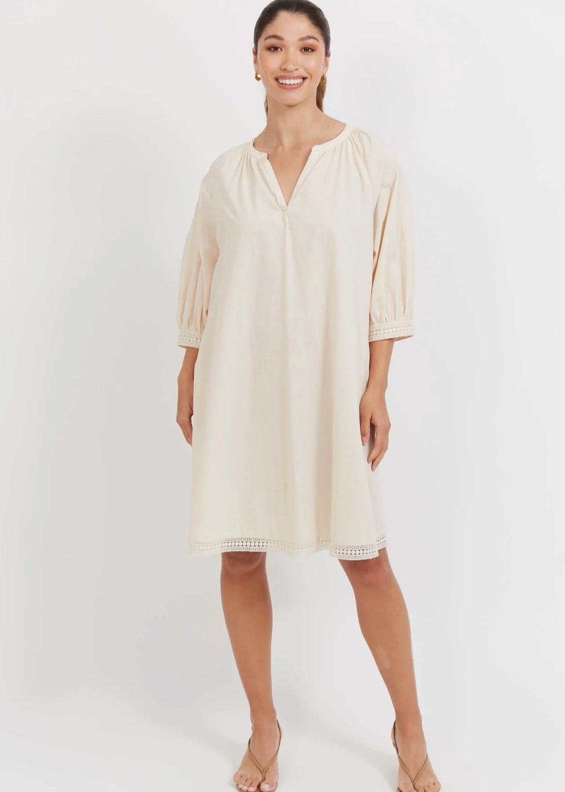 Santos Dress ~ Bisque