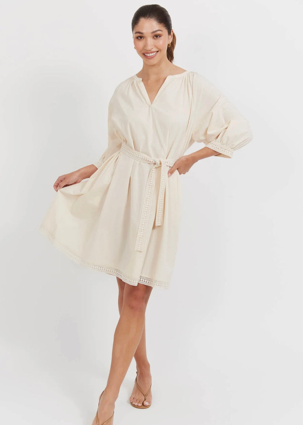 Santos Dress ~ Bisque