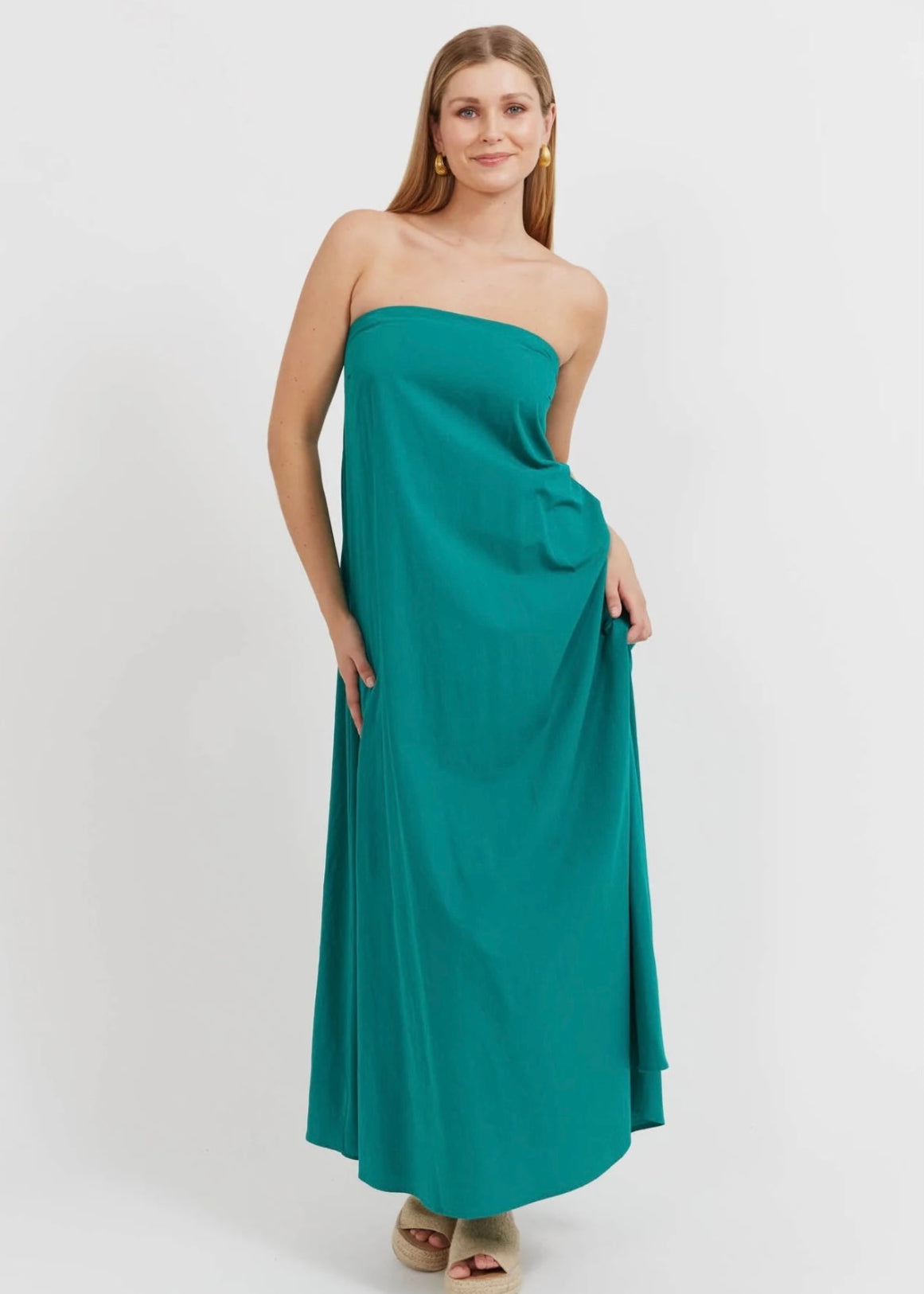 Santos Convertible Tank Maxi ~ Teal