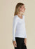Kelli Long Sleeve Top ~ White